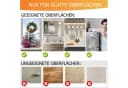 FOUORTUNATE-BEE Saugnapf Haken 12er Set Edelstahl Transparent Bild 3