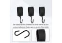 FOUORTUNATE-BEE Wandhaken 10er Set S-Haken Schwarz mit Lederband Bild 5