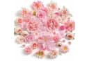 Kunstblumenstrauß 48 rosafarbene Mini-Kunstblumen für DIY-Deko Bild 2