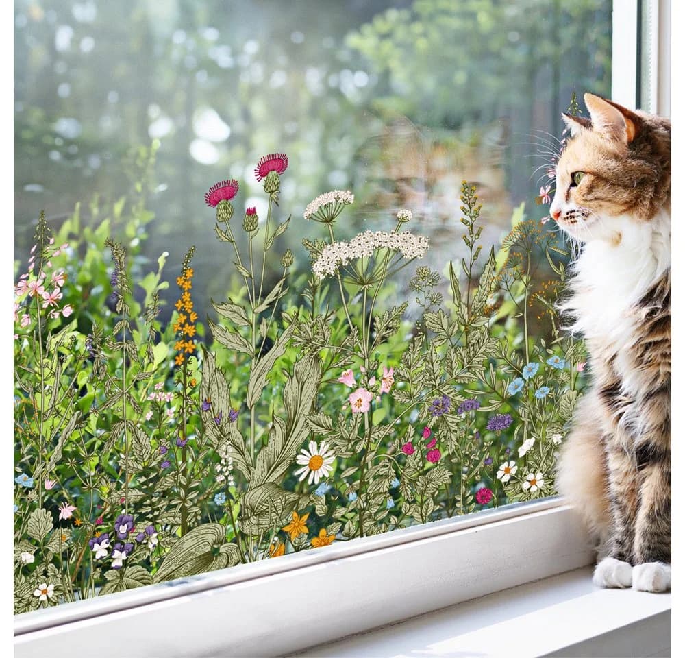 FOUORTUNATE-BEE Fenstersticker Pflanzen- & Blumen-Wandaufkleber – 40×100 cm - Bild 3