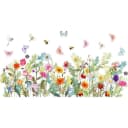 FOUORTUNATE-BEE Fenstersticker Blumen & Schmetterlinge Bunt Bild 2