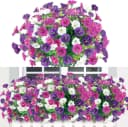 FOUORTUNATE-BEE Kunstblumenstrauß 9er Set Bunte Petunien Balkon Bild 2