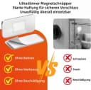 FOUORTUNATE-BEE Magnetschnäpper 6er Set Selbstklebend Ultradünn Bild 4