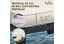 PHI VILLA Gartenlounge-Set Metall Beige mit Kissen und Tisch Bild 5