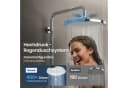Alphabath Duschsystem mit Thermostat und Regenduschkopf Chrom Bild 3