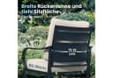PHI VILLA Gartenlounge-Set 7-tlg. Beige Metall Bild 4