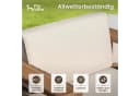 PHI VILLA Gartenlounge-Set Beige PE Rattan mit weißen Kissen Bild 4