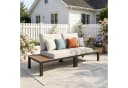 PHI VILLA Gartenlounge-Set Beige Metall mit Kissen Bild 2