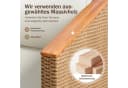 PHI VILLA Gartenlounge-Set 3-teilig Beige Rattan mit Kissen Bild 3