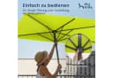 PHI VILLA Balkonschirm Grün Höhenverstellbar mit Klemme Bild 3