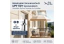 PHI VILLA Sonnenschirm Beige Höhenverstellbar Kippbar mit Klemme Bild 5