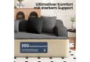 PHI VILLA Ecksofa Boneless Couch Grau Cord Modulares Sofa Bild 4