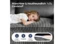PHI VILLA Ecksofa L-Form Grau Cord mit Ottomanen Bild 5