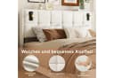 Yelenaro Stauraumbett Polsterbett Beige mit LED-Leseleuchte Bild 3