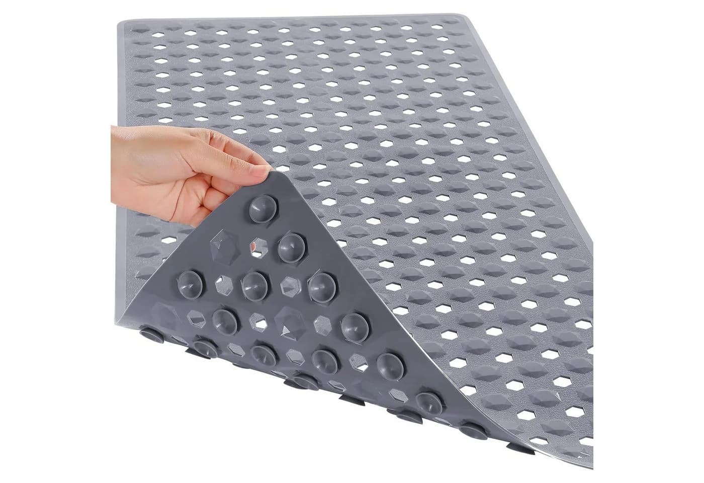 FOUORTUNATE-BEE Rutschfeste Badewannenmatte PVC Schnelltrocknend - Bild 2