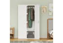 Simurq Kleiderschrank Weiß mit Stauraum Bild 5