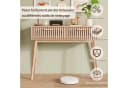 Simurq Konsolentisch mit 2 Schubladen Naturfarbe Bild 4