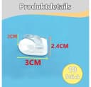 FOUORTUNATE-BEE Klebehaken 10er Set Transparent Selbstklebend Ohne Bohren Bild 1