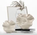 FOUORTUNATE-BEE Dekovase Keramik Beige Modern Bild 5