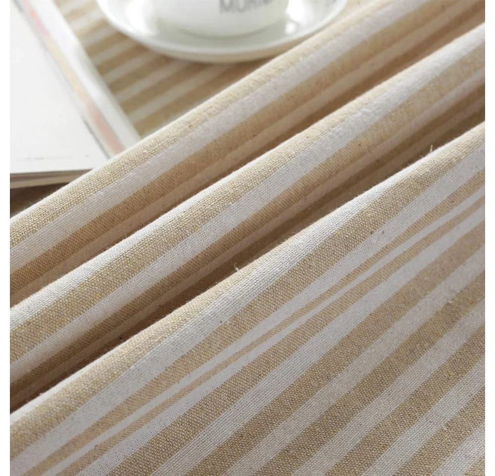 FOUORTUNATE-BEE Tischdecke Boho Beige Abwaschbar Baumwoll-Leinen - Bild 3