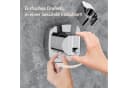 FOUORTUNATE-BEE Brausehalter 360° Drehbar mit Saugnapf Rostfrei Silber Bild 3