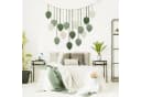 FOUORTUNATE-BEE Makramee Wandbehang Blatt Design Baumwolle Bild 1