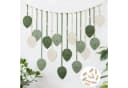 FOUORTUNATE-BEE Makramee Wandbehang Blatt Design Baumwolle Bild 2