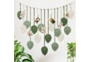 FOUORTUNATE-BEE Makramee Wandbehang Blatt Design Baumwolle Bild 5