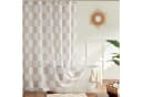FOUORTUNATE-BEE Duschvorhang Retro Schachbrettmuster Polyester Beige Bild 1