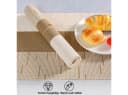 FOUORTUNATE-BEE Tischläufer PVC Modern Beige Braun Bild 1