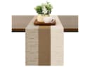 FOUORTUNATE-BEE Tischläufer PVC Modern Beige Braun Bild 2