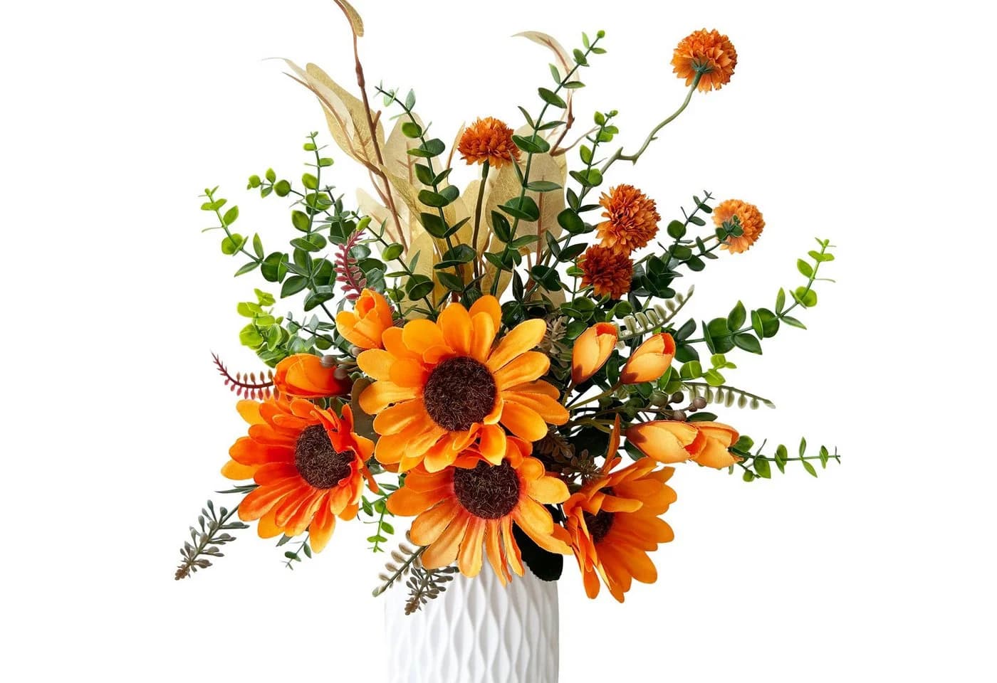 FOUORTUNATE-BEE Kunstblumenstrauß Herbst Sonnenblumen - Bild 2