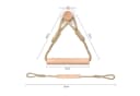 FOUORTUNATE-BEE Toilettenpapierhalter Boho Makramee ohne Bohren Bild 1