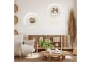 FOUORTUNATE-BEE Boho Wandspiegel rund mit Fransen Bild 5