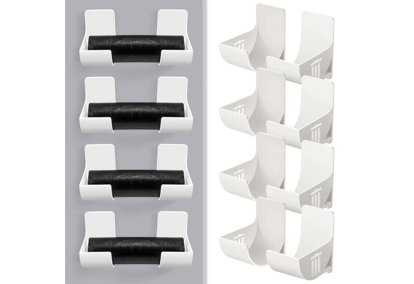 FOUORTUNATE-BEE Küchenorganizer-Set 4-tlg. Müllbeutelhalter selbstklebend - Bild 2