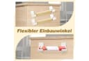 FOUORTUNATE-BEE Küchenorganizer-Set 4-tlg. Müllbeutelhalter selbstklebend Bild 4