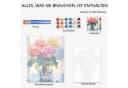 FOUORTUNATE-BEE Malen nach Zahlen Giraffe Leinwand 40x50cm Bild 5