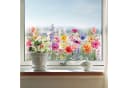 FOUORTUNATE-BEE Fensterfolie Blumen Bunt Statisch Ablösbar Bild 5