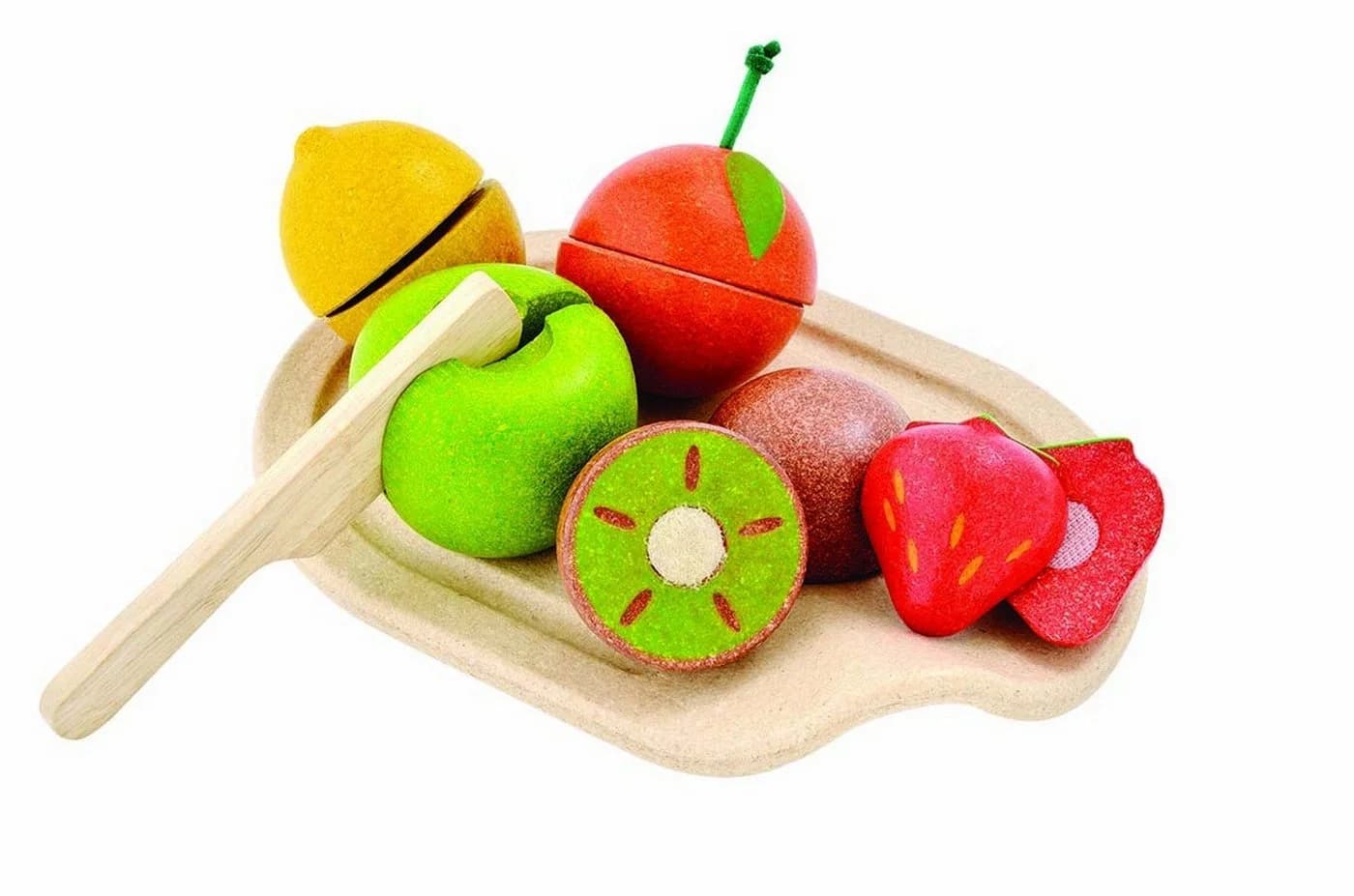 Plantoys Spiellebensmittel Früchte zum Schneiden Komplettset - Bild 2