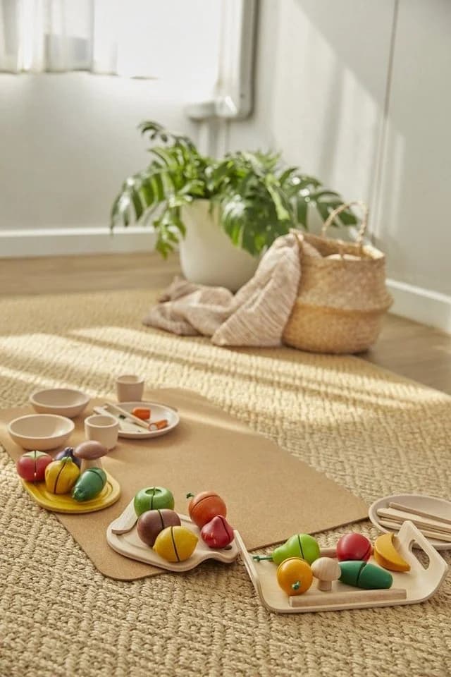 Plantoys Spiellebensmittel Früchte zum Schneiden Komplettset - Bild 4