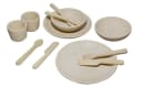 Plantoys Spielgeschirr Geschirrset 12-teilig Beige Holz Bild 2