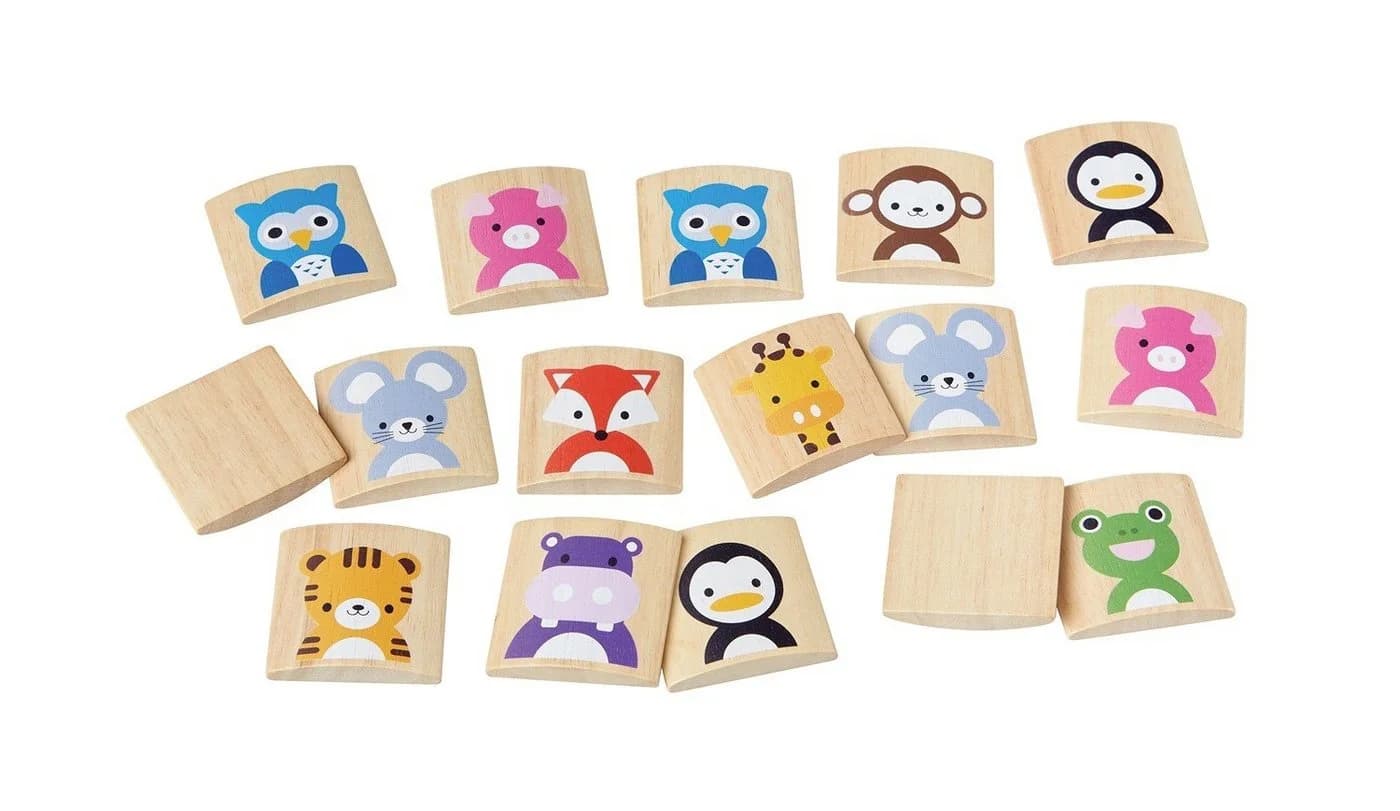Plantoys Tiermemo Lernspielzeug Bunt 20 Teile - Bild 2