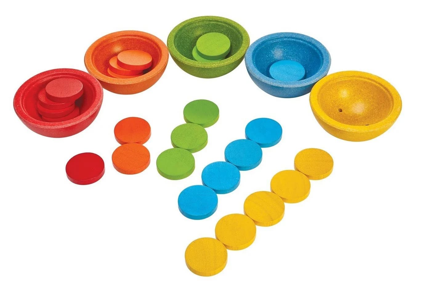 Plantoys Spiel Sortieren & Spielen Bunt Pädagogisch