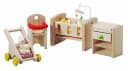 Plantoys Puppenhausmöbel Schlafzimmer Baby Bunt Bild 2