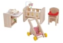 Plantoys Puppenhausmöbel Schlafzimmer Baby Bunt Bild 3