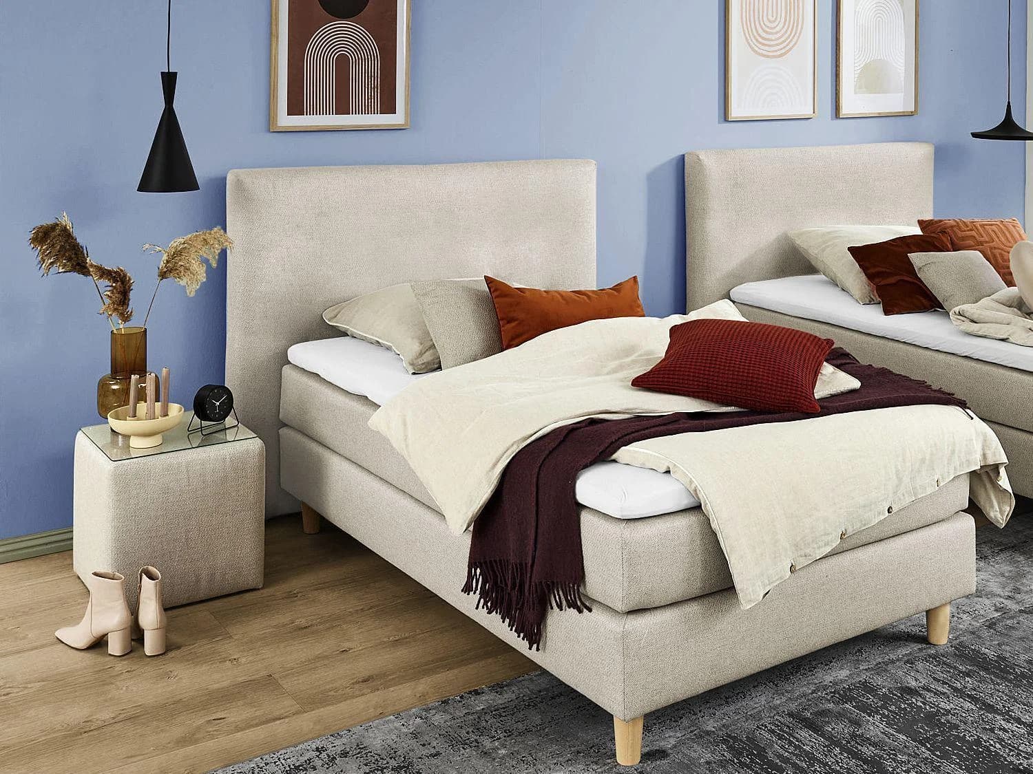 Boxspringbett Elastoform OSRIC mit Topper und Matratze