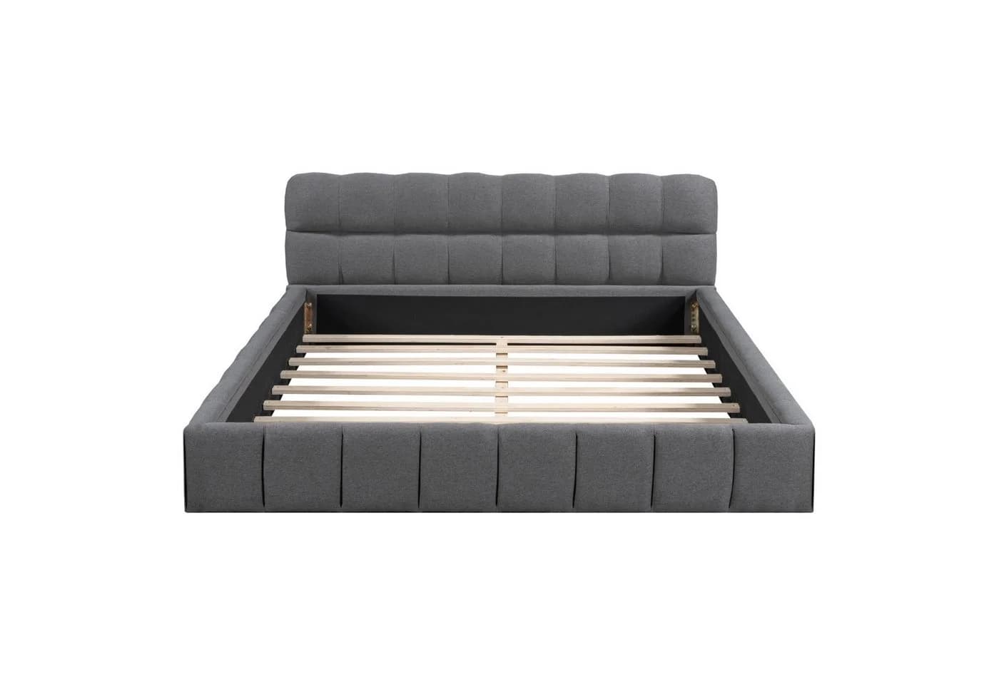 Simurq Polsterbett 140x200 Beige mit Lattenrost - Bild 4