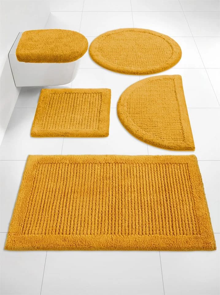 HEINE HOME Badematte Senfgelb Rechteckig 45x50 cm - Bild 3