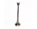 finehomegarden Kerzenständer Nickel 28/35 cm Trumpet Base Metall Bild 4