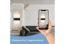 ZMH LED Wandleuchte Außenwandleuchte Schwarz Up Down 7W Wandstrahler Wand Treppenhaus Bild 3